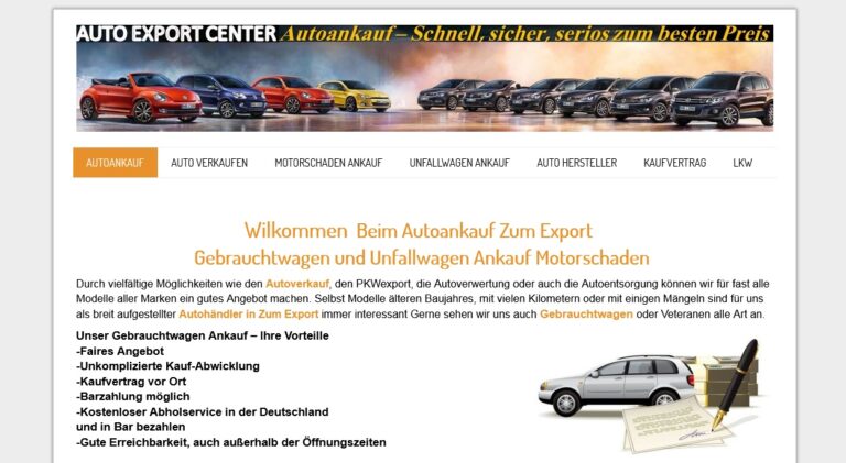 Autoankauf Neuwied | Auto verkaufen in Neuwied Kostenlose Abholung